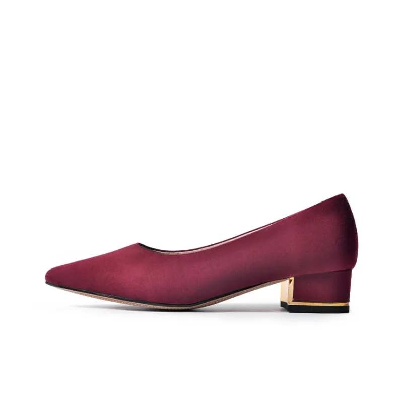 Reemoor Chunky Heel High Heels 4cm Women's-0