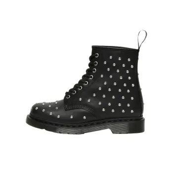 Dr.Martens 1460 Stud Wanama Leather Lace Up Boots 'Black' Women's