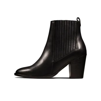 Clarks West Lo Ankle Boots Women's Black