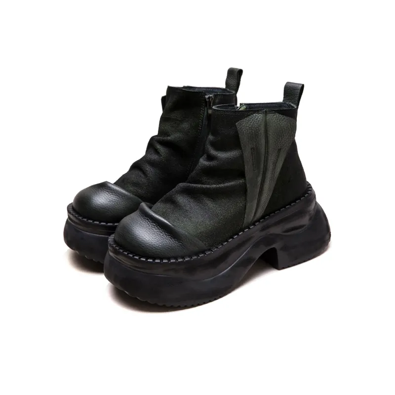 Jay Ankle Boots Women's Brown/Green/Black-6