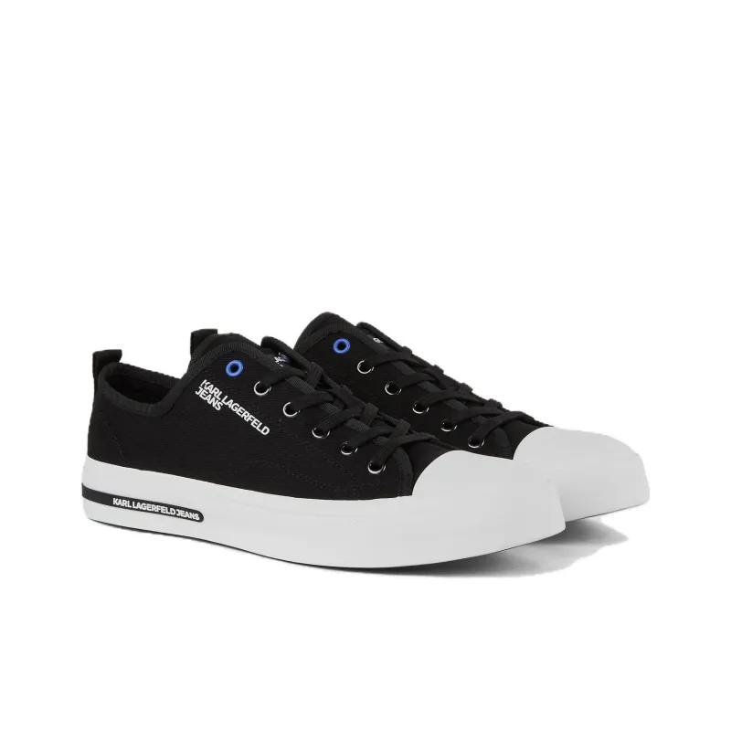Atelier Reservé x KARL LAGERFELD Vulc Low Top Skateboard Shoes Men's Black-2