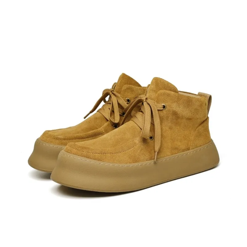 GZZ Ankle Boots Men Khaki/Brown-10