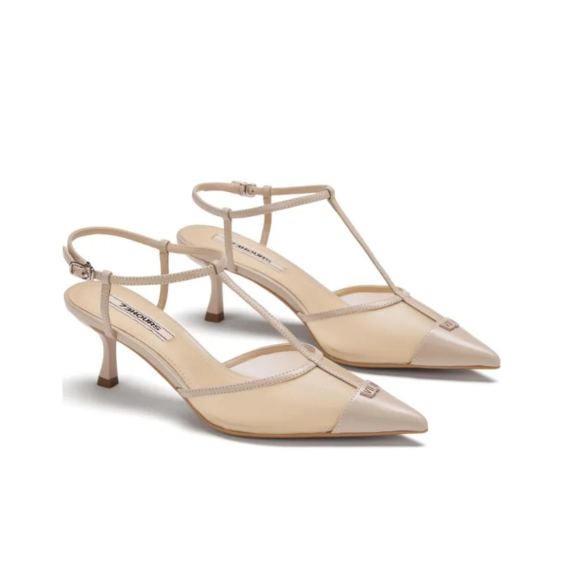 73Hours Skirt Hem Style High Heels Women's-7