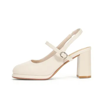 LESELE Chunky Heel High Heels 7.5cm Women's