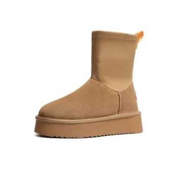 CHERRY&KALIKA Snow Boots Women's Chestnut