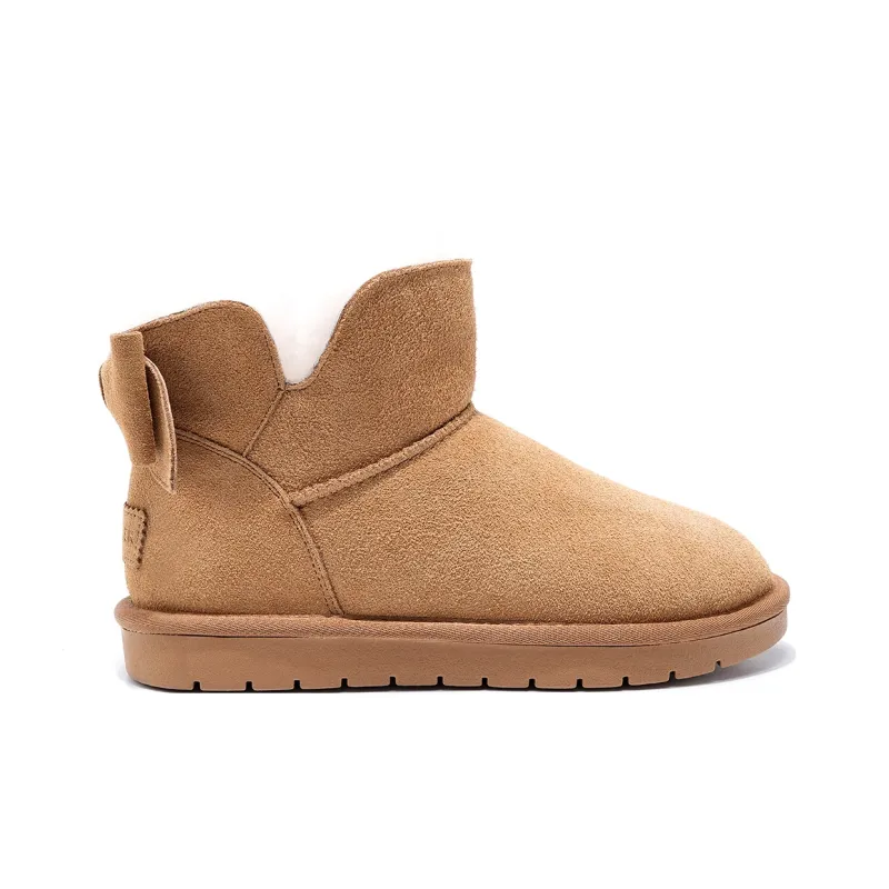 C°BANNER Warm Short Snow Boots Women's Camel-1