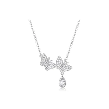 KADER 925 Sterling Silver Necklaces Women's Silver