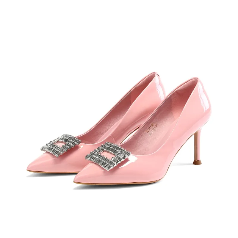 ST&SAT Slim Heel High Heels 8.3cm Women's-8