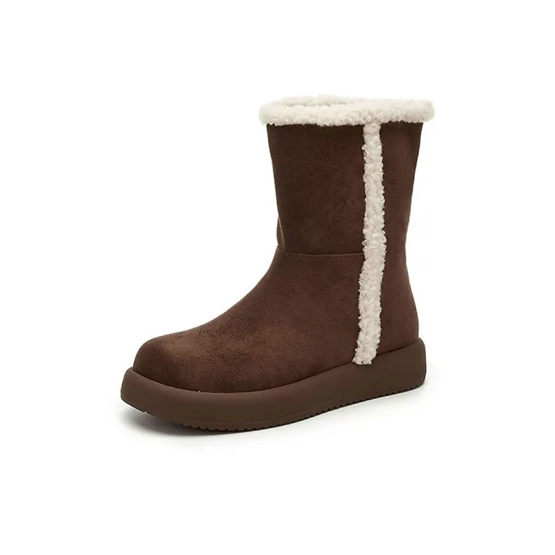 DAPHNE Warm Short Snow Boots Women's-4