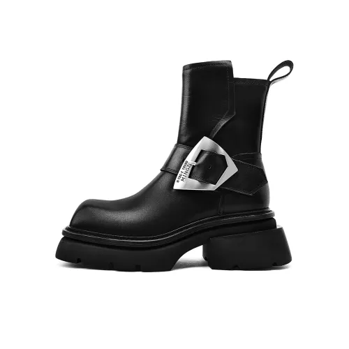 KMD Ankle valoradas boots 7cm Women's Black