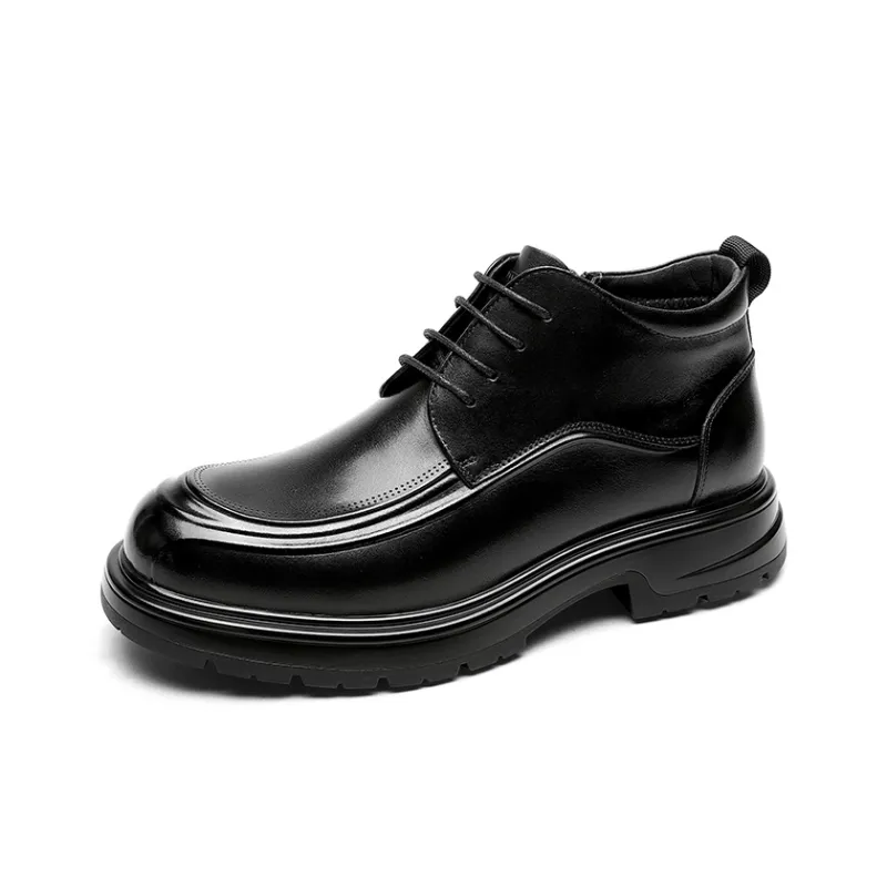 CROWN Ankle Boots Men Black-1