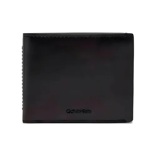 CALVIN KLEIN Cow Leather Wallet Men's Black