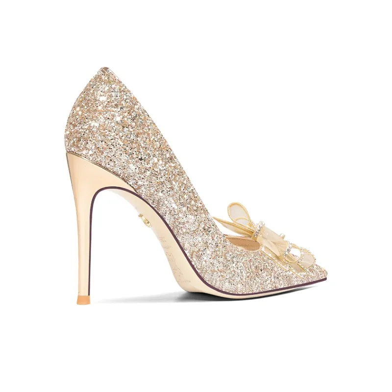 Holy Rose High Heels Women's Gold-3