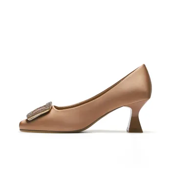 Zubumei Flared Heel High Heels 6cm Women's