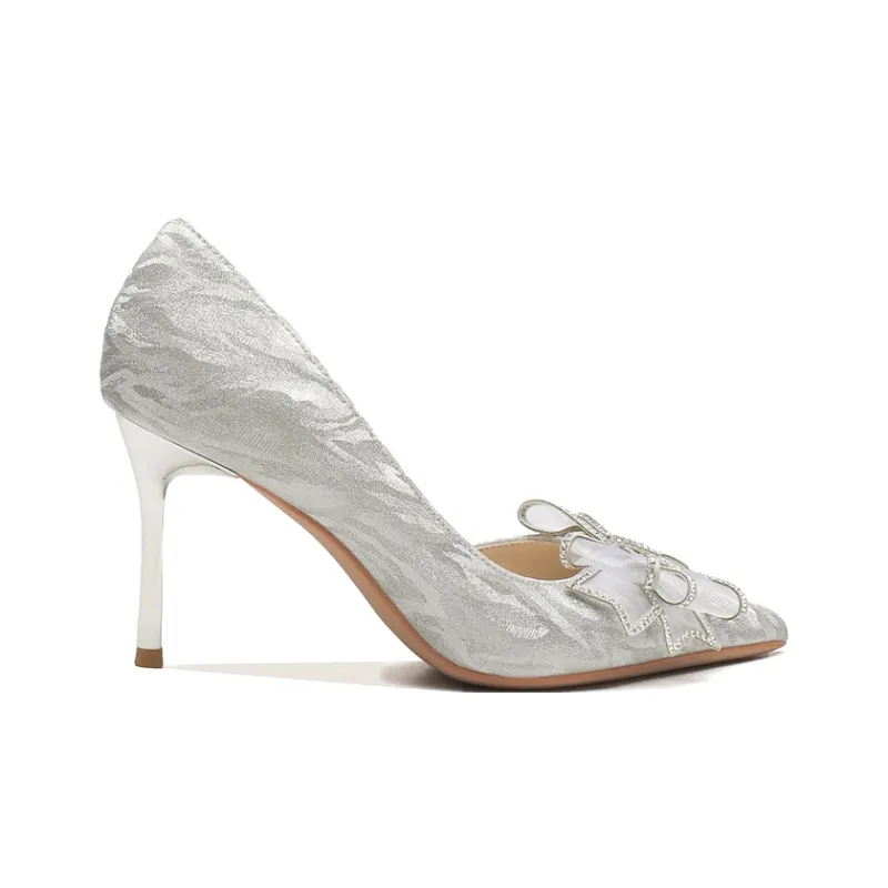 Ainer-cat Slim Heel High Heels 8cm Women's-3