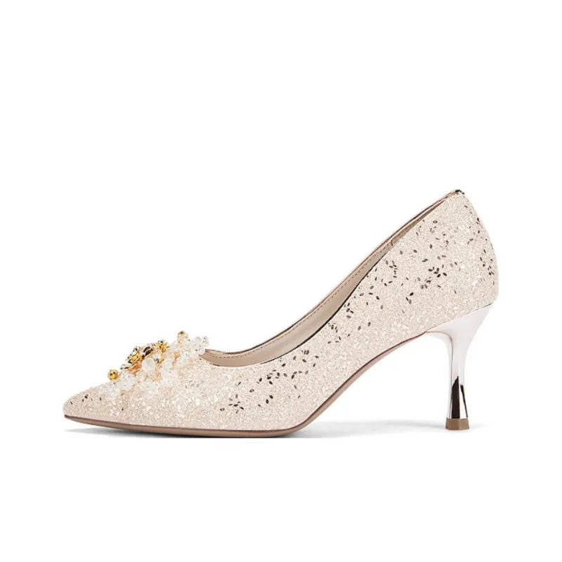 DAPHNE Wedding Shoes Collection Slim Heel High Heels 7cm Women's-1