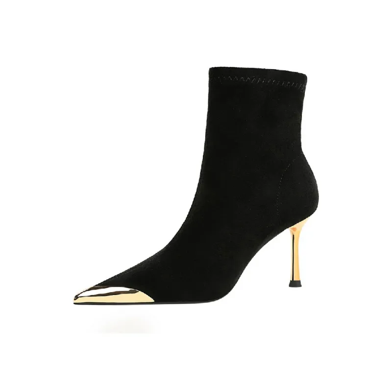 BIGTREE Ankle Boots Women's Black-0
