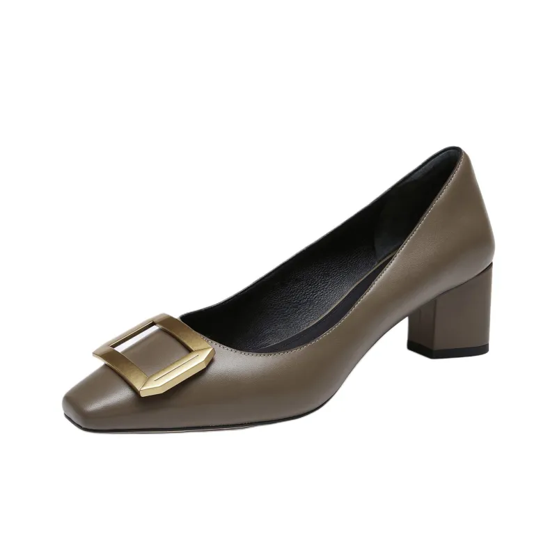 Staccato Chunky Heel High Heels 5cm Women's-5