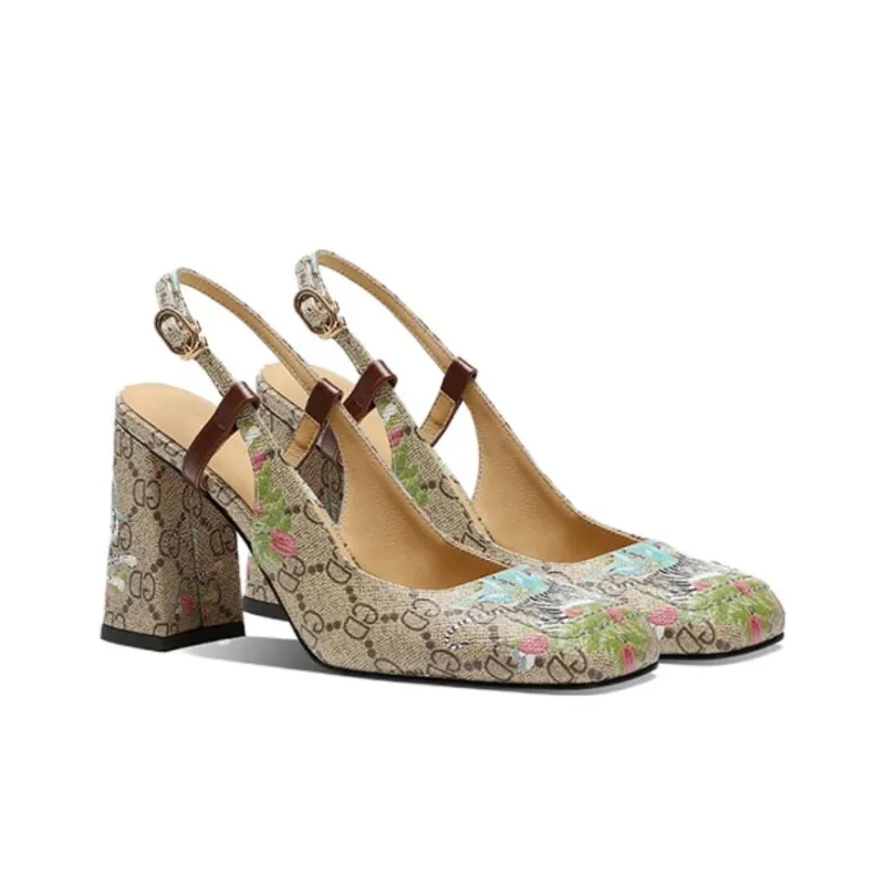 Princess & Isabel Chunky Heel High Heels 8.5cm Women's-3