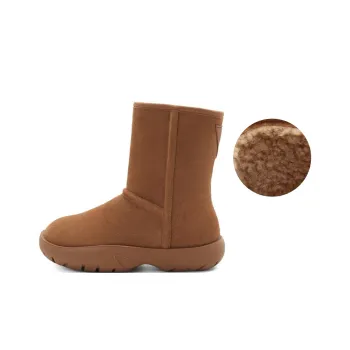 BELLE Warm Wear-Resistant Height Increasing Slip-Resistant 16.5cm Snow Boots Women's