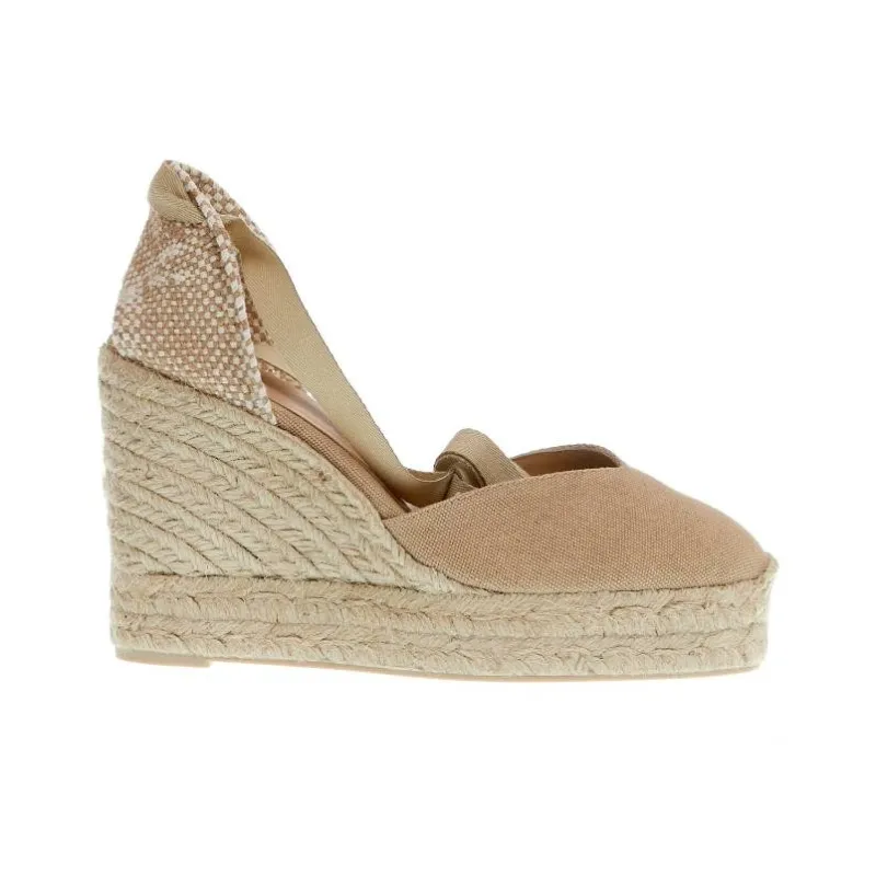Castañer Iconic Chiara Lace Up Wedge Espadrilles Women's-1