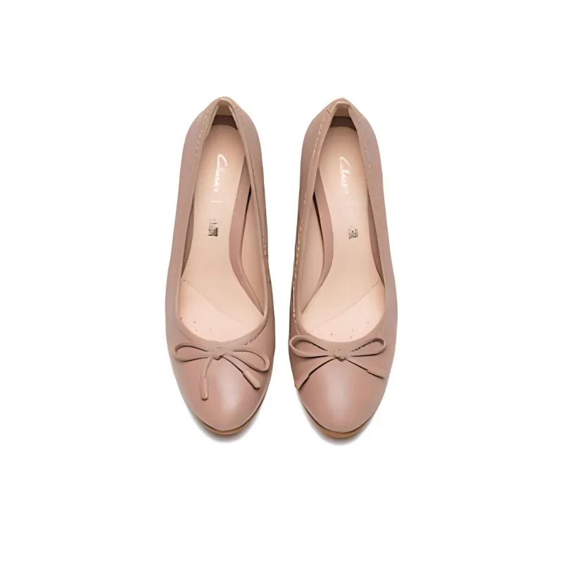 Clarks Grace Nina Chunky Heel High Heels Women's Nude-2