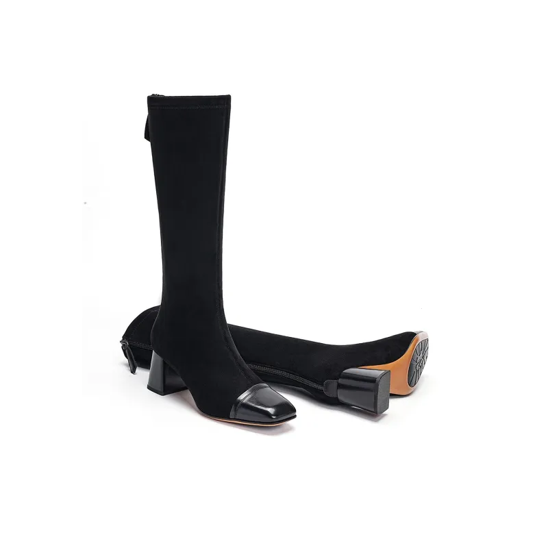 EBLAN Knee high Boots Women's Black-2