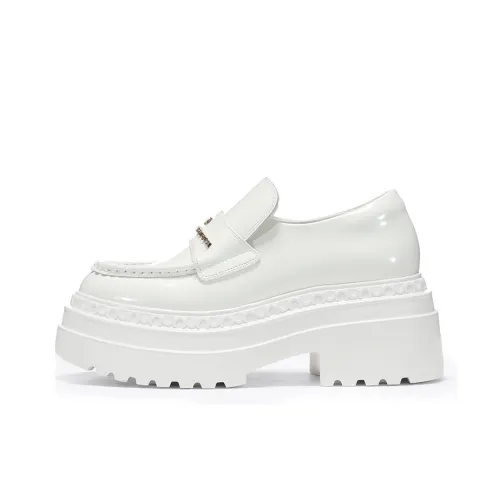 VITTORIO VENTURA Chunky Heel High Heels 8.5cm Women's White