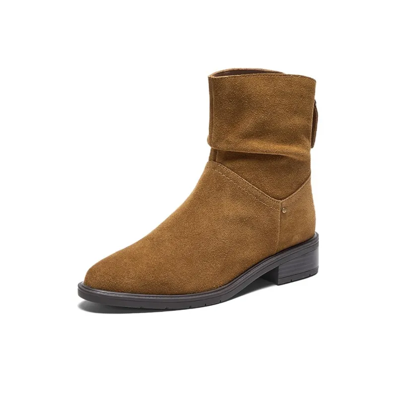 BATA Ankle Boots Women's Black/Apricot/Brown-11