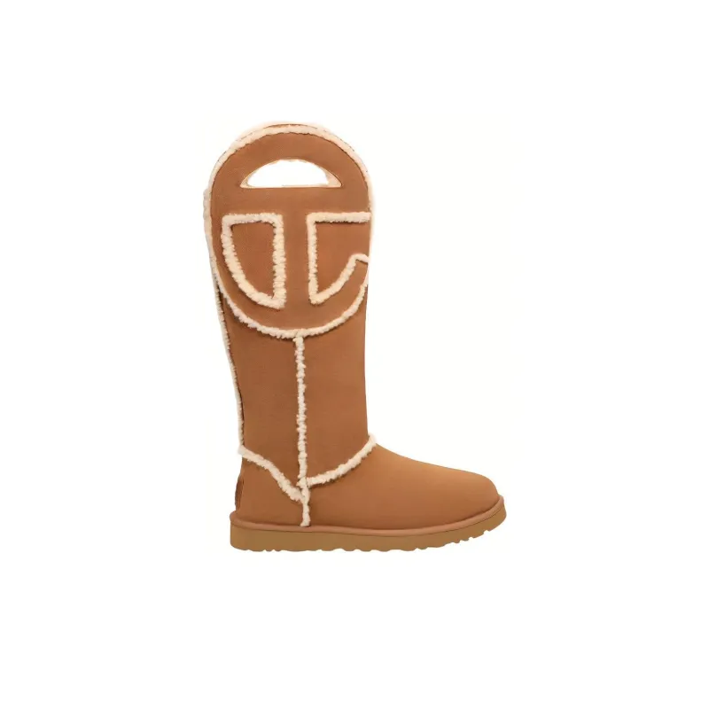 UGG X Telfar Logo Tall Chestnut-1