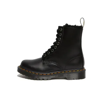 Dr.Martens 1460 Serena 8 Martin Boots Couple Style Black