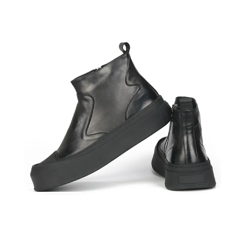 Thai points Ankle Boots Men Black-2