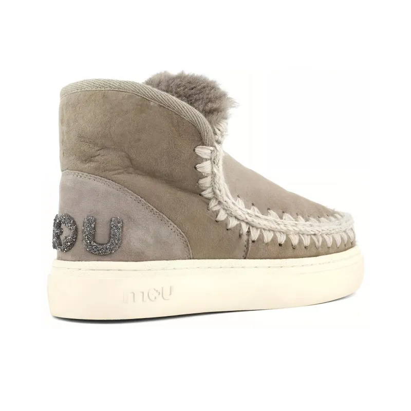 MOU Snow Ankle Boots Women's Gray-2