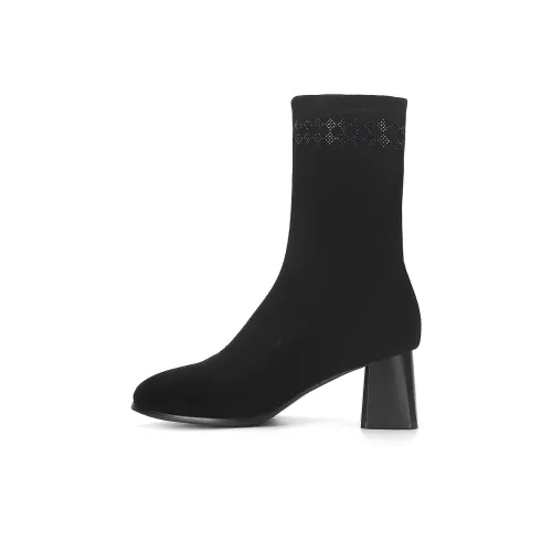 PIERCE GENTRY Ankle Boots 6cm Women's