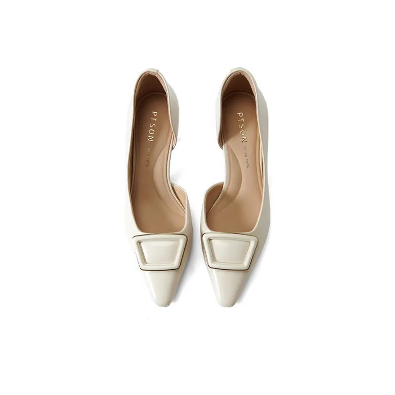 PT'SON Slim Heel High Heel Unlined Shoes 6.5cm Women's-4