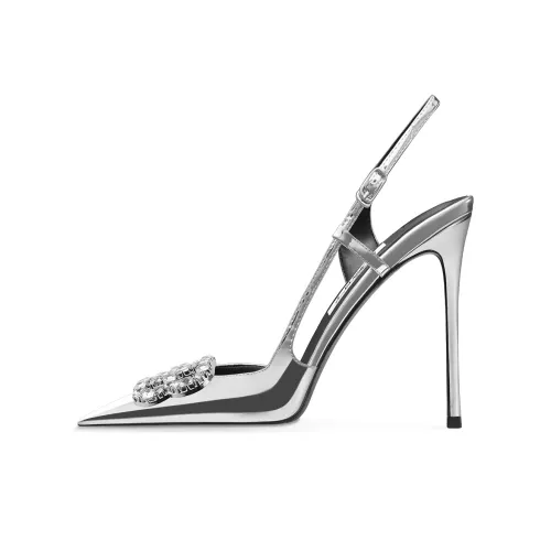 Ganxiaojie High Heels Women
s Silver