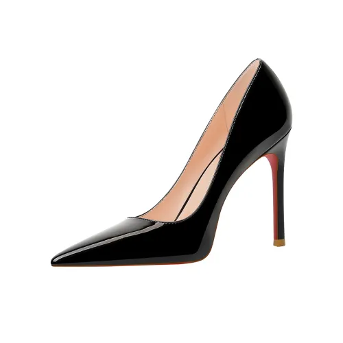 Li Ke Slim Heel High Heels 8cm Women's Black