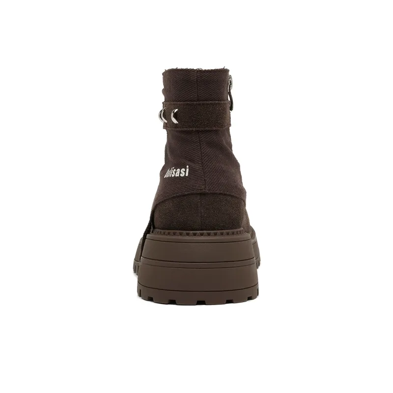 OULISASI Ankle Boots Women's-18