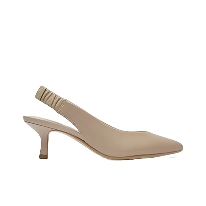 Clarks Slim Heel High Heels 5.5cm Women's Light Pink-1
