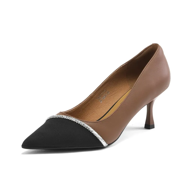 ST&SAT Slim Heel High Heels 7.4cm Women's-6