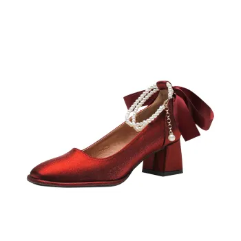 Pounise Chunky Heel High Heels 5.5cm Women's