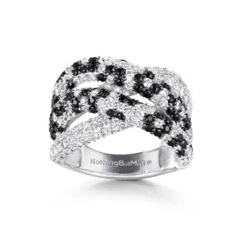 NothingButMini White Gold Plated Copper Rings Unisex