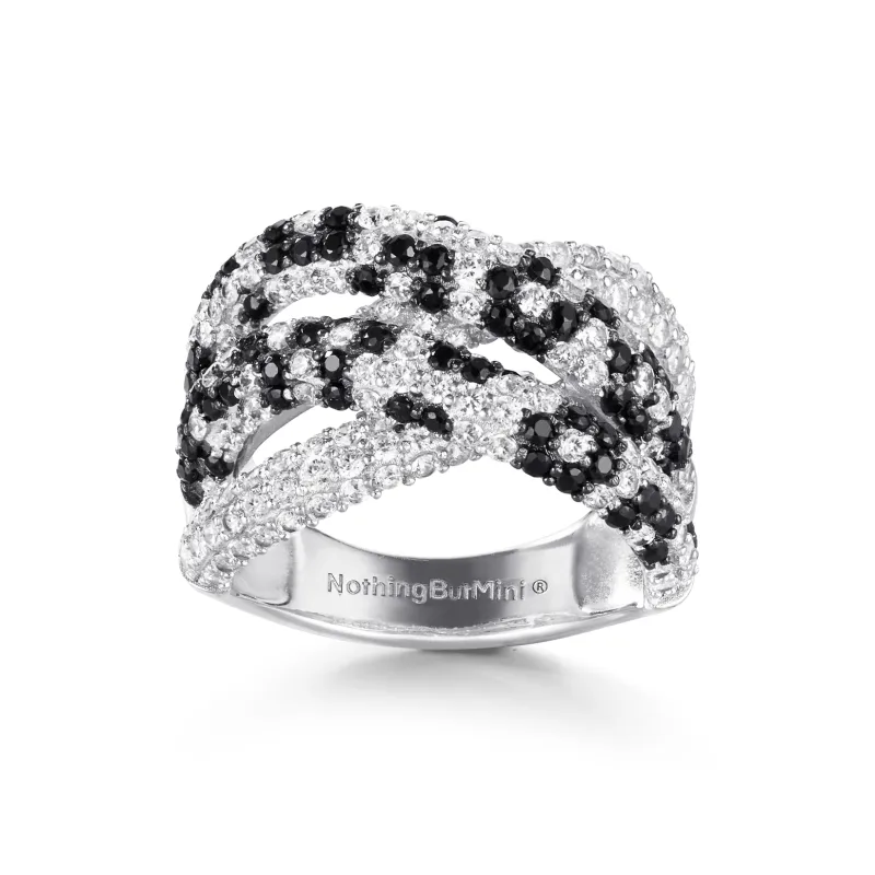 NothingButMini White Gold Plated Copper Rings Unisex-0