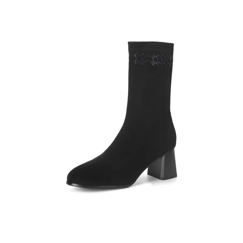 PIERCE GENTRY Ankle Boots 6cm Women's-1