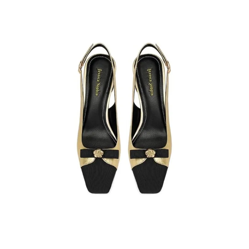 JESSICA SOPHIA Chunky Heel High Heels 5cm Women's-2