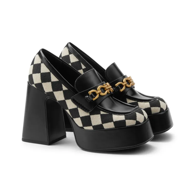 CHARLES&KEITH Chunky Heel High Heels 11.2cm Women's-4