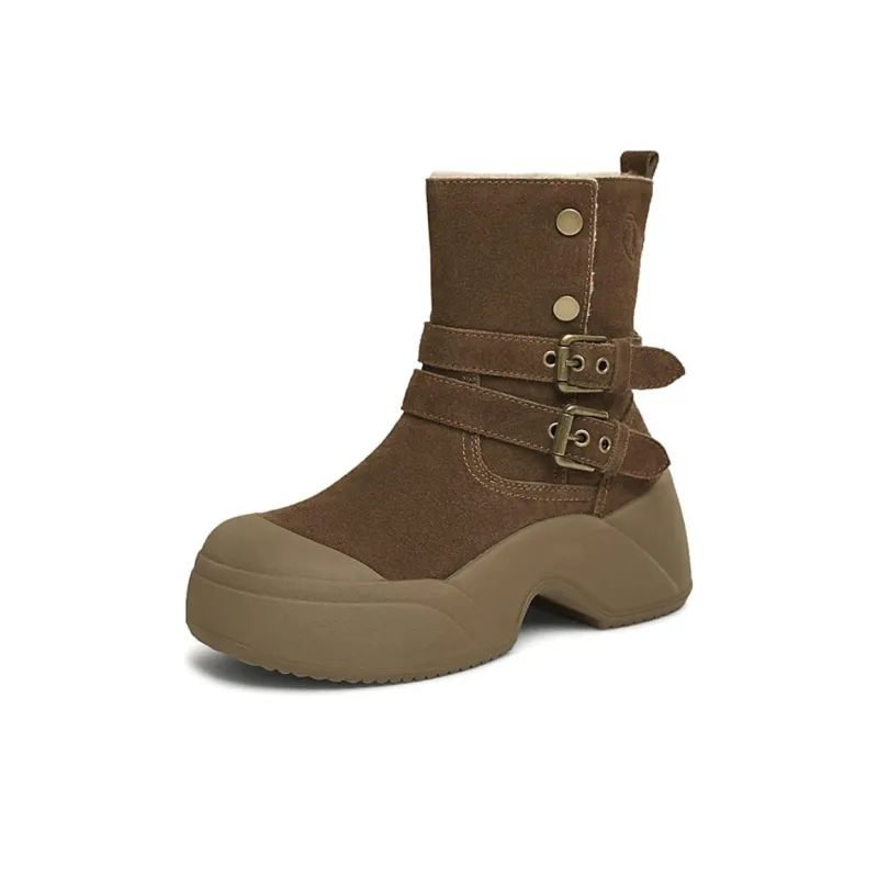 Tata Warm Short Mid-Calf Snow Boots Women's-7