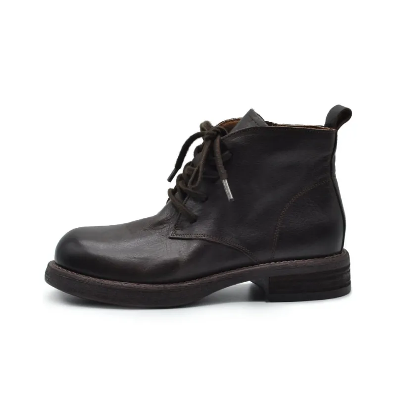 ARTMU Ankle Boots Women's Brown-4