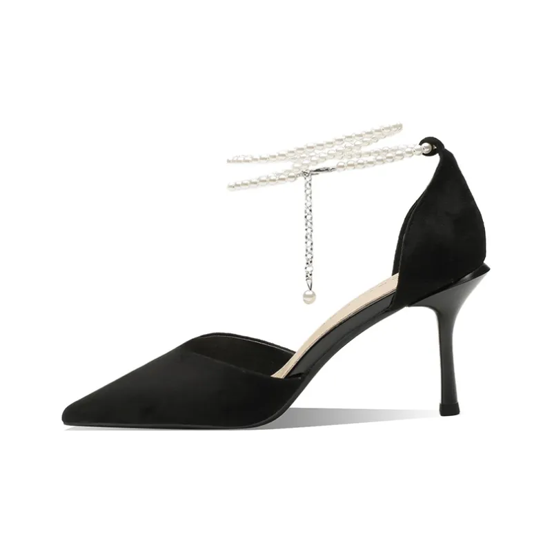 Ainer-cat Slim Heel High Heels 8cm Women's-1