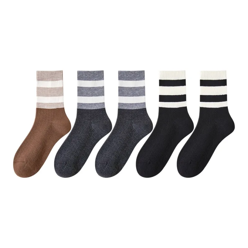 Top Melon Mid Calf Socks Women's Combo Set-19